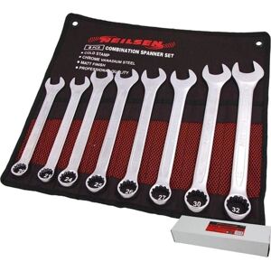 Neilsen Spanner Set Cold Stamped Metric Combination Wrench 20mm - 32mm 8pc Neilsen Spanner Set Cold Stamped Metric Combination Wrench 20mm - 32mm 8pc