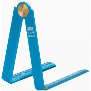 Ox Tools - Pro Blue Tuff Folding Rule Angle Finder Stud Spacing 600mm OX-P507236 Ox Tools - Pro Blue Tuff Folding Rule Angle Finder Stud Spacing 600mm OX-P507236