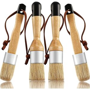 YS-YALOTRS Pcs Cray Paint Brushes Oval Cray Paint Cere Bristle for Furniture Stencils Interior Decor, including pointed flat and round brushes YS-YALOTRS Pcs Cray Paint Brushes Oval Cray Paint Cere Bristle for Furniture Stencils Interior Decor, including pointed flat and round brushes