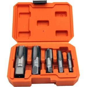 Gotrays - Pcs npt Pipe Taps, 1/8', 1/4', 3/8', 1/2' and 3/4' npt, Thread Tap for Thread, Threading Kit for Cleaning or Cutting Damaged or Jammed Pipe Gotrays - Pcs npt Pipe Taps, 1/8', 1/4', 3/8', 1/2' and 3/4' npt, Thread Tap for Thread, Threading Kit for Cleaning or Cutting Damaged or Jammed Pipe