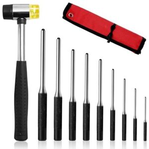 ODIPIE Pin Punch Set, 9-piece, 1.5mm-8mm, 40 CR-V Punch Tool, Pin Punch Set, Roll Pin Punch Set - 1/16", 5/64", 3/32", 1/8", 5/32", 3/16", 7/32", 1/4", ODIPIE Pin Punch Set, 9-piece, 1.5mm-8mm, 40 CR-V Punch Tool, Pin Punch Set, Roll Pin Punch Set - 1/16", 5/64", 3/32", 1/8", 5/32", 3/16", 7/32", 1/4",