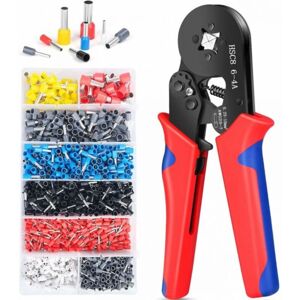 CSPARKV Pliers and Pincers Ferrule Crimping Tool Kit with 1200Pcs Wire Ferrule Terminals Kit, Self-Adjusting Crimping Pliers, Ferrule Crimper for awg 23-7 CSPARKV Pliers and Pincers Ferrule Crimping Tool Kit with 1200Pcs Wire Ferrule Terminals Kit, Self-Adjusting Crimping Pliers, Ferrule Crimper for awg 23-7