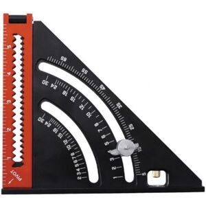 Csparkv - Pre-square Carpenter Metal Aluminum Folding Triangle Ruler Combination Square 310mm Multifunction Triangle Square Angle Ruler Protractor 45 Csparkv - Pre-square Carpenter Metal Aluminum Folding Triangle Ruler Combination Square 310mm Multifunction Triangle Square Angle Ruler Protractor 45