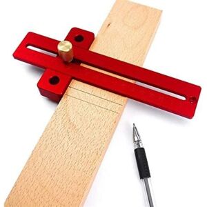 TORMATOR Precision Woodworking Tools 170/270/370 mm Alloy Ruler Scale Measuring Marking Ruler Woodworking T Type Hole Ruler Marking Tool - 170 mm Ruler TORMATOR Precision Woodworking Tools 170/270/370 mm Alloy Ruler Scale Measuring Marking Ruler Woodworking T Type Hole Ruler Marking Tool - 170 mm Ruler