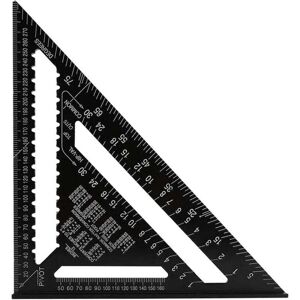 YMYNY Professional Metric Triangle Square, 30cm/300mm High Precision Carpenter Square, Aluminum Alloy Carpentry Angle Ruler Woodworking Measuring Tool YMYNY Professional Metric Triangle Square, 30cm/300mm High Precision Carpenter Square, Aluminum Alloy Carpentry Angle Ruler Woodworking Measuring Tool