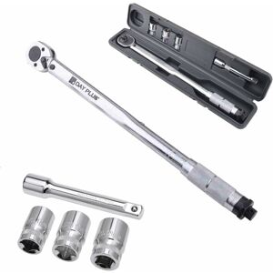 DAYPLUS Ratchet Torque Wrench 28-210Nm, 1/2 " Wheel Bolt Wheel Nut Wrench incl. Extension & Wheel Bolt Sockets 17mm-19mm-21mm DAYPLUS Ratchet Torque Wrench 28-210Nm, 1/2 " Wheel Bolt Wheel Nut Wrench incl. Extension & Wheel Bolt Sockets 17mm-19mm-21mm