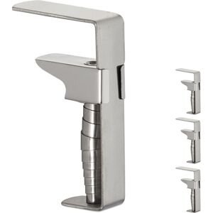 Relaxdays - Set of 8 Tablecloth Clamps, Adjustable Cover Holder Clips, Stainless Steel, Thick Tables up to 5 cm, Silver Relaxdays - Set of 8 Tablecloth Clamps, Adjustable Cover Holder Clips, Stainless Steel, Thick Tables up to 5 cm, Silver