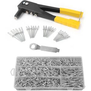 Rivet Gun Set Professional Manual Riveting Machine Blind Rivet Hand Tool with Wrench Gutter Repair Heavy Duty Tools Rivet Gun Set Professional Manual Riveting Machine Blind Rivet Hand Tool with Wrench Gutter Repair Heavy Duty Tools