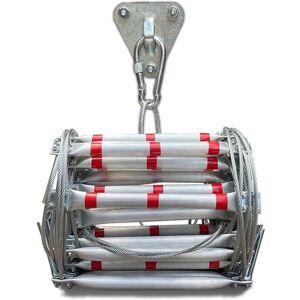 SANS MARQUE Rope ladder, rope ladder rescue ladder, aluminum alloy, fire ladder, emergency exit ladder, safety ladders, flame-resistant fireproof rescue ladder, SANS MARQUE Rope ladder, rope ladder rescue ladder, aluminum alloy, fire ladder, emergency exit ladder, safety ladders, flame-resistant fireproof rescue ladder,
