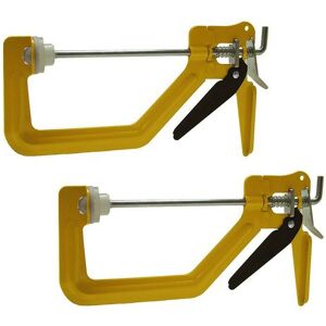 Roughneck ROU38010 One Handed Turbo Clamp 150mm / 6in Twin Pack ROU38012 Roughneck ROU38010 One Handed Turbo Clamp 150mm / 6in Twin Pack ROU38012
