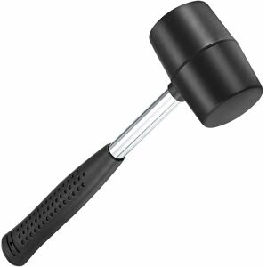 Rose - Rubber Mallet 500g Black Heavy Duty Rubber Hammer for diy Handmade Rose - Rubber Mallet 500g Black Heavy Duty Rubber Hammer for diy Handmade