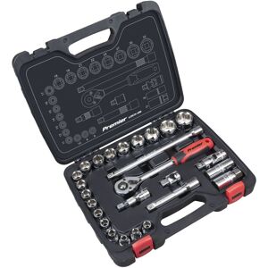Sealey AK27482 Premier Lock-On Socket Set 1/2""Sq Drive 26pc Sealey AK27482 Premier Lock-On Socket Set 1/2""Sq Drive 26pc
