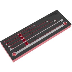 Sealey AK63110 Premier Extra-Long Double End Ring Spanner Set in EVA Foam Tray 5pc Sealey AK63110 Premier Extra-Long Double End Ring Spanner Set in EVA Foam Tray 5pc