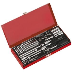 Sealey - Socket Set 41pc 1/4Sq Drive 6pt WallDrive® - Metric/Imperial AK690 Sealey - Socket Set 41pc 1/4Sq Drive 6pt WallDrive® - Metric/Imperial AK690