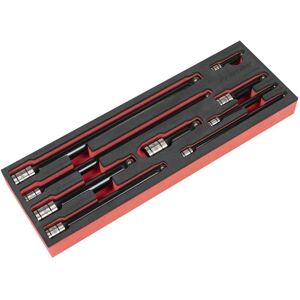 Sealey - AK7693 Premier Black Wobble/Rigid Extension Bar Set 1/4'', 3/8'' & 1/2''Sq Drive 9pc - Premier Black Sealey - AK7693 Premier Black Wobble/Rigid Extension Bar Set 1/4'', 3/8'' & 1/2''Sq Drive 9pc - Premier Black