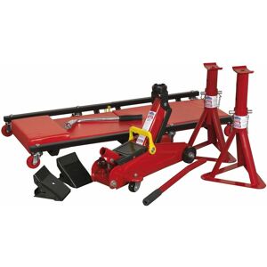 Sealey - Lifting Kit 5pc 2 Tonne (Inc Jack, Axle Stands, Creeper, Chocks & Wrench) JKIT01 Sealey - Lifting Kit 5pc 2 Tonne (Inc Jack, Axle Stands, Creeper, Chocks & Wrench) JKIT01