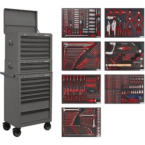 Sealey Superline Pro Tool Chest 14-Drawer Grey - Tool Storage Sealey Superline Pro Tool Chest 14-Drawer Grey - Tool Storage