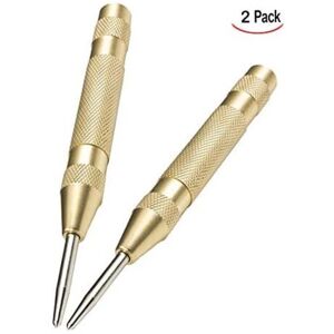 MEMKEY Set of 2 automatic punches for metal or wood (golden) MEMKEY Set of 2 automatic punches for metal or wood (golden)
