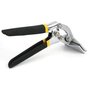 TONCHEAN Sheet Metal Bending Pliers, Manual Sheet Metal Crimping Pliers, Non-Slip Handle Crimping Pliers, Sheet Metal Bender(Curved) TONCHEAN Sheet Metal Bending Pliers, Manual Sheet Metal Crimping Pliers, Non-Slip Handle Crimping Pliers, Sheet Metal Bender(Curved)