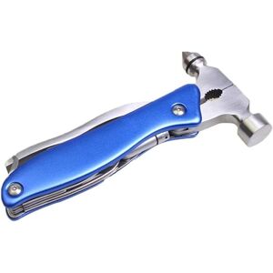 WOIYIC Stainless Steel Car Safety Hammer Multi-Tool, Portable Multifunctional Tool Kit for Car Emergency Escape Tool, Camping, Household, Blue WOIYIC Stainless Steel Car Safety Hammer Multi-Tool, Portable Multifunctional Tool Kit for Car Emergency Escape Tool, Camping, Household, Blue
