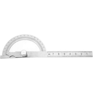 Memkey - Stainless Steel Protractor, Angle Finder, Angle Gauge, Ruler, Digital Inclinometer, 0-180 Degrees, 15 cm Memkey - Stainless Steel Protractor, Angle Finder, Angle Gauge, Ruler, Digital Inclinometer, 0-180 Degrees, 15 cm