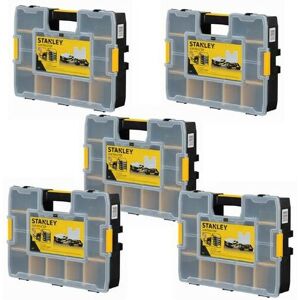 Stanley - 1-94-745 Sortmaster Organiser Five Pack Connectable STA194745 x5 Stanley - 1-94-745 Sortmaster Organiser Five Pack Connectable STA194745 x5