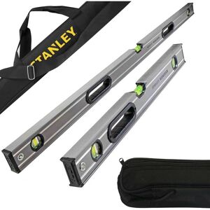 Stanley - 1200mm 600mm Fatmax Box Beam Levels with Fatmax Padded 1800mm Level Bag Stanley - 1200mm 600mm Fatmax Box Beam Levels with Fatmax Padded 1800mm Level Bag