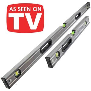 Stanley - 1200mm + 600mm Fatmax Pro Box Beam Levels 2ft 4 ft STA043648 STA043624 Stanley - 1200mm + 600mm Fatmax Pro Box Beam Levels 2ft 4 ft STA043648 STA043624
