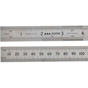 Stanley 64R Rustless Steel Rule, 300mm (12-inch), Model 0-35-401 Stanley 64R Rustless Steel Rule, 300mm (12-inch), Model 0-35-401