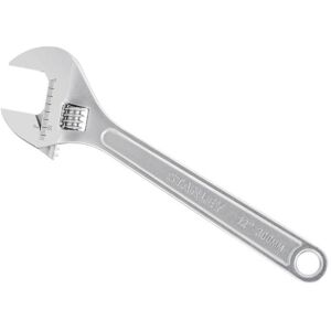 Stanley - Metal Adjustable Wrench 300mm 12in Capacity 38mm STA013156 Stanley - Metal Adjustable Wrench 300mm 12in Capacity 38mm STA013156
