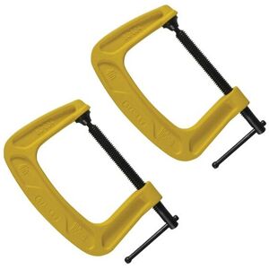 Stanley Bailey G Clamp 100mm 4"" Heavy Duty Steel 0-83-034 0-83-034 TWIN PACK Stanley Bailey G Clamp 100mm 4"" Heavy Duty Steel 0-83-034 0-83-034 TWIN PACK