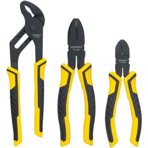 Stanley - dynagrip 3 Piece Plier Set Water Pump End Cutters Combination STA074472 Stanley - dynagrip 3 Piece Plier Set Water Pump End Cutters Combination STA074472