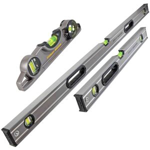 Stanley Fatmax Extreme Pro Spirit Levels Set - 1200mm, 600mm & 250mm Stanley Fatmax Extreme Pro Spirit Levels Set - 1200mm, 600mm & 250mm