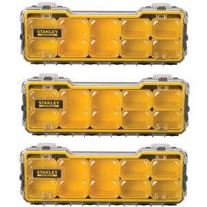 Stanley - FatMax Waterproof Pro 1/3 Shallow Organiser 1-75-781 STA175781 x3 Stanley - FatMax Waterproof Pro 1/3 Shallow Organiser 1-75-781 STA175781 x3