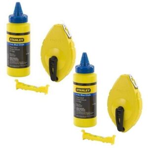 Stanley STA047443 30m Chalk Line, Chalk Refill and Line Level 0-47-443 Twin Pack Stanley STA047443 30m Chalk Line, Chalk Refill and Line Level 0-47-443 Twin Pack