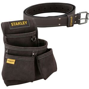 Stanley STA180116 STA180119 Leather Belt + Leather Double Nail Screw Tool Pouch Stanley STA180116 STA180119 Leather Belt + Leather Double Nail Screw Tool Pouch