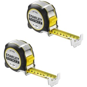 Stanley STA538218 FatMax Tape Measures Rule 8m / 26ft FMHT38218-5 Twin Pack Stanley STA538218 FatMax Tape Measures Rule 8m / 26ft FMHT38218-5 Twin Pack