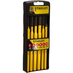 Stanley - 6 Piece Punch Set 1.5, 3, 4, 5, 6, and 8mm 4-18-226 STA418226 Stanley - 6 Piece Punch Set 1.5, 3, 4, 5, 6, and 8mm 4-18-226 STA418226