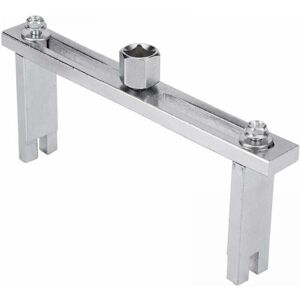 Cyslmuk - Suitable for 308 fuel tank cap wrench universal removal tool adjustable fuel tank cap wrench built-in silver Cyslmuk - Suitable for 308 fuel tank cap wrench universal removal tool adjustable fuel tank cap wrench built-in silver