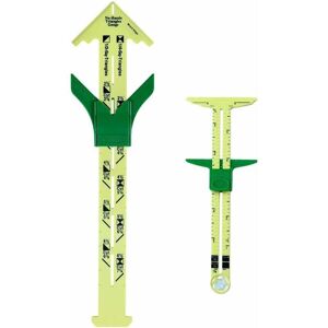 Orchidée - T-Slide Gauge Sewing Measuring Tool Seam Allowance 5 in 1 Patchwork Ruler Orchidée - T-Slide Gauge Sewing Measuring Tool Seam Allowance 5 in 1 Patchwork Ruler