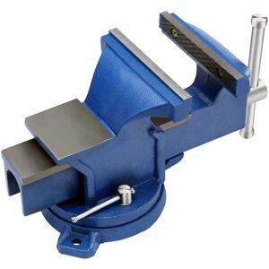 Table Vice 6" Bench Vise 360 Degrees Swivel Base Heavy Duty Cast Iron Work Bench Vice for Workshop Factory Tool Material Clamping Fixing Table Vice 6" Bench Vise 360 Degrees Swivel Base Heavy Duty Cast Iron Work Bench Vice for Workshop Factory Tool Material Clamping Fixing
