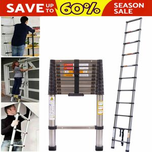 Briefness - Telescopic Folding Ladder Extendable Extension Wide Step Ladders diy Heavy Duty Briefness - Telescopic Folding Ladder Extendable Extension Wide Step Ladders diy Heavy Duty