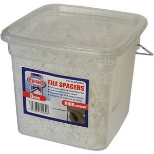 FAITHFULL Tile Spacer Long Leg 5mm Tub of 1000 FAITLSP51000 FAITHFULL Tile Spacer Long Leg 5mm Tub of 1000 FAITLSP51000