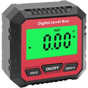 Tlily - Universal Bevel Box 90 Degree Mini Electronic Digital Protractor Inclinometer Tester Measuring Tool Level Tlily - Universal Bevel Box 90 Degree Mini Electronic Digital Protractor Inclinometer Tester Measuring Tool Level