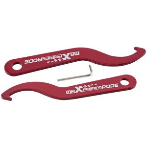 MAXPEEDINGRODS Universal coilover suspension spanners wrench pair Red Color MAXPEEDINGRODS Universal coilover suspension spanners wrench pair Red Color