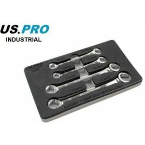 Us Pro - Flare Nut Wrench Spanner Set 4pc 6 Point In Eva Foam Tray 9mm-17mm 2289 Us Pro - Flare Nut Wrench Spanner Set 4pc 6 Point In Eva Foam Tray 9mm-17mm 2289