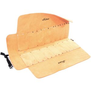 Vaunt - Suede Leather Chisel Roll 16 Pocket Tool Roll Soft Case Chisel Holder Vaunt - Suede Leather Chisel Roll 16 Pocket Tool Roll Soft Case Chisel Holder