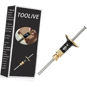 Dontodent - Wheel Marking Gauge Kit Woodworking Marking Scriber Wood Marking Tools With Graduated Metric Imperial Ruler Roll Stop Head Solid Metal Dontodent - Wheel Marking Gauge Kit Woodworking Marking Scriber Wood Marking Tools With Graduated Metric Imperial Ruler Roll Stop Head Solid Metal