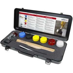 Wiha - soft-faced hammer set Safety (44008) rubber hammer with mixed hammer faces, 8 pcs. in box Wiha - soft-faced hammer set Safety (44008) rubber hammer with mixed hammer faces, 8 pcs. in box