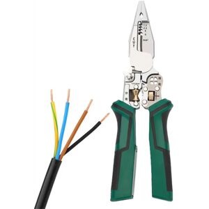 Tlily - Wire Cutter Tool 10 in 1 Electrical Cable Stripper Plier Voltage Tester Scissors with Electricity Measurement Function Tlily - Wire Cutter Tool 10 in 1 Electrical Cable Stripper Plier Voltage Tester Scissors with Electricity Measurement Function